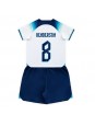 Anglie Jordan Henderson #8 Domácí dres pro děti MS 2022 Krátký Rukáv (+ trenýrky)